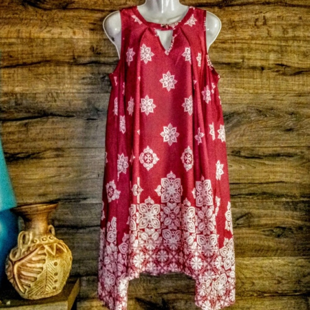Maurices Dress Size M Flowy Swing Waterfall NWOT - Picture 3 of 6
